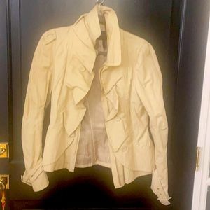 BGBC ruffle canvas jacket